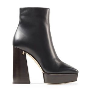 Jimmy Choo Bryn 125 leather platform ankle boots